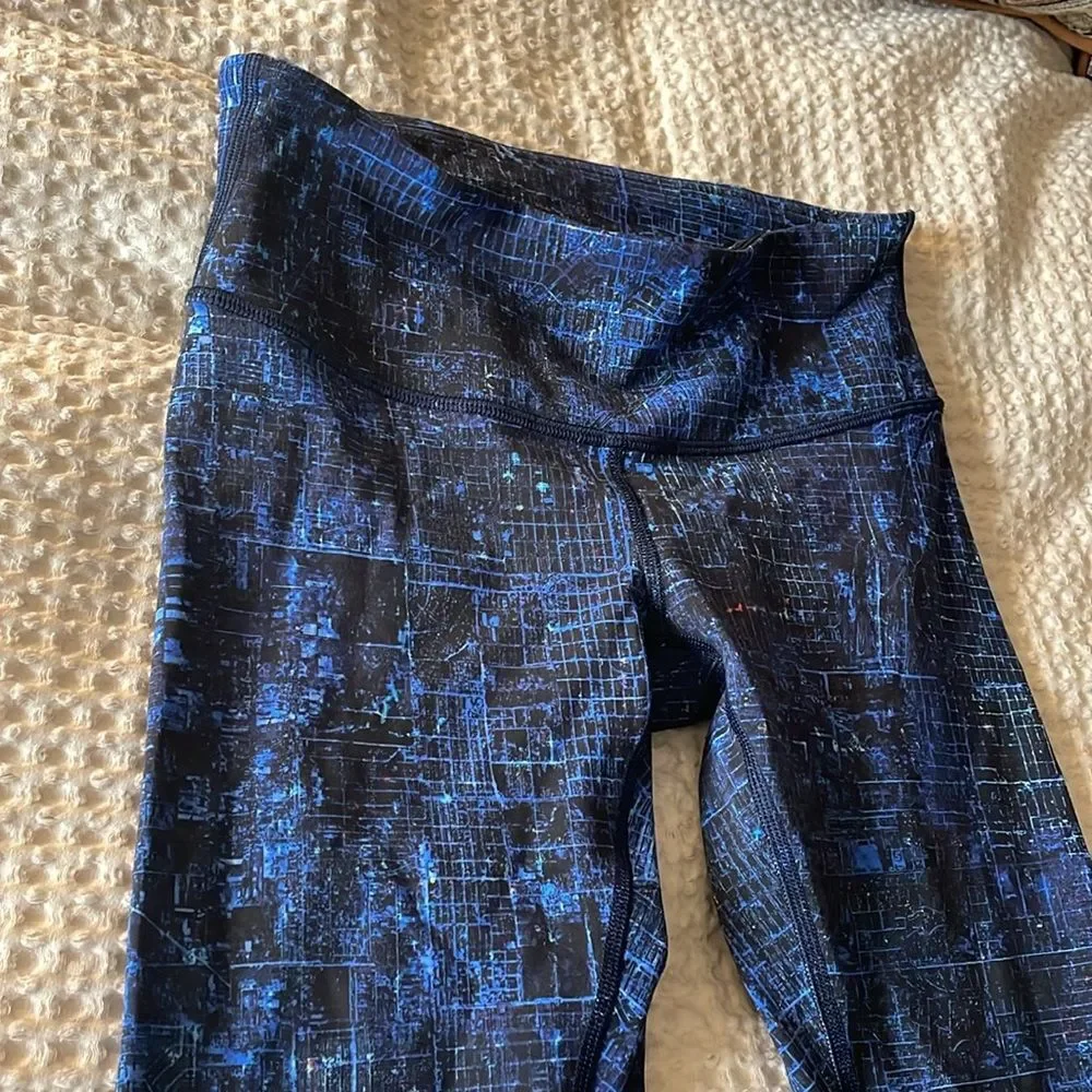 Lululemon Wunder Under High-Rise Tight 28” Size 4 In City Lights Multi s…